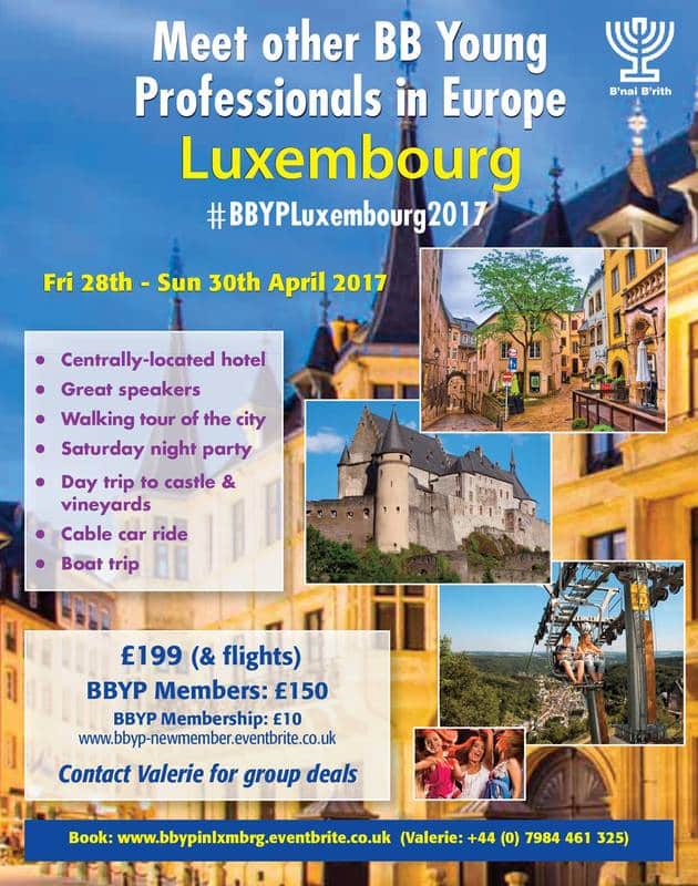 B'nai B'rith Young Professionals in Luxembourg