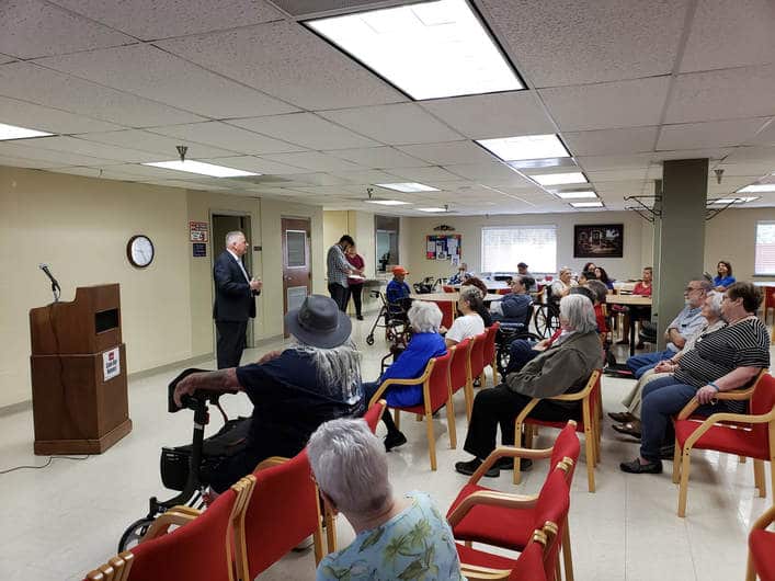 Rep. Gene Green Visits Low-Income Seniors At Pasadena Interfaith Manor