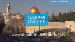 B’nai B’rith Live﻿Tourism 