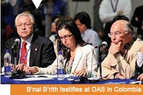 B'nai B'rith testifies at OAS
