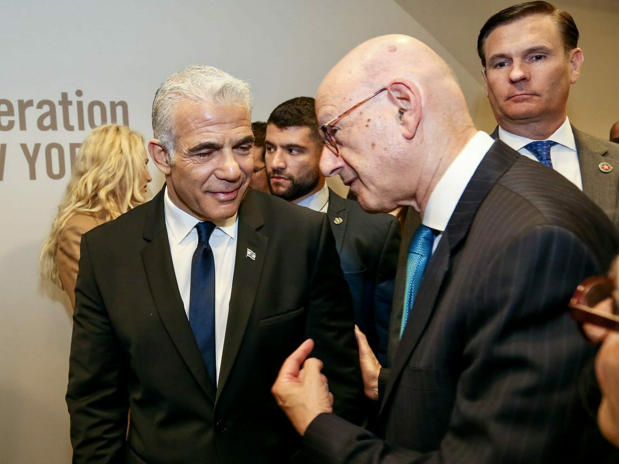 Dan Mariaschin with Israeli PM Yair Lapid