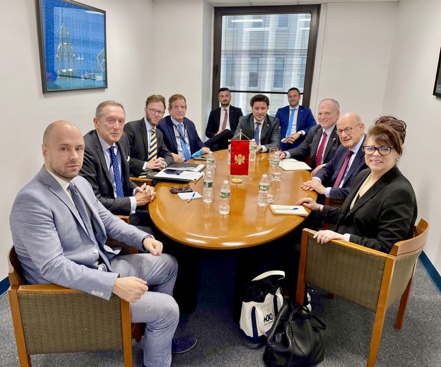 Dan and Others with PM of Montenegro