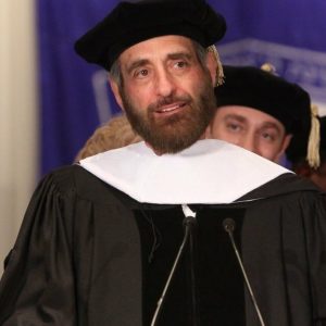 Cantor Joseph Malovany receiving honorary degree from Yeshiva Universty
